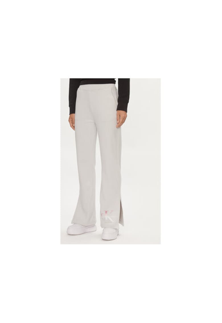 Pantaloni sport dama - gri - bumbac organic - Gri