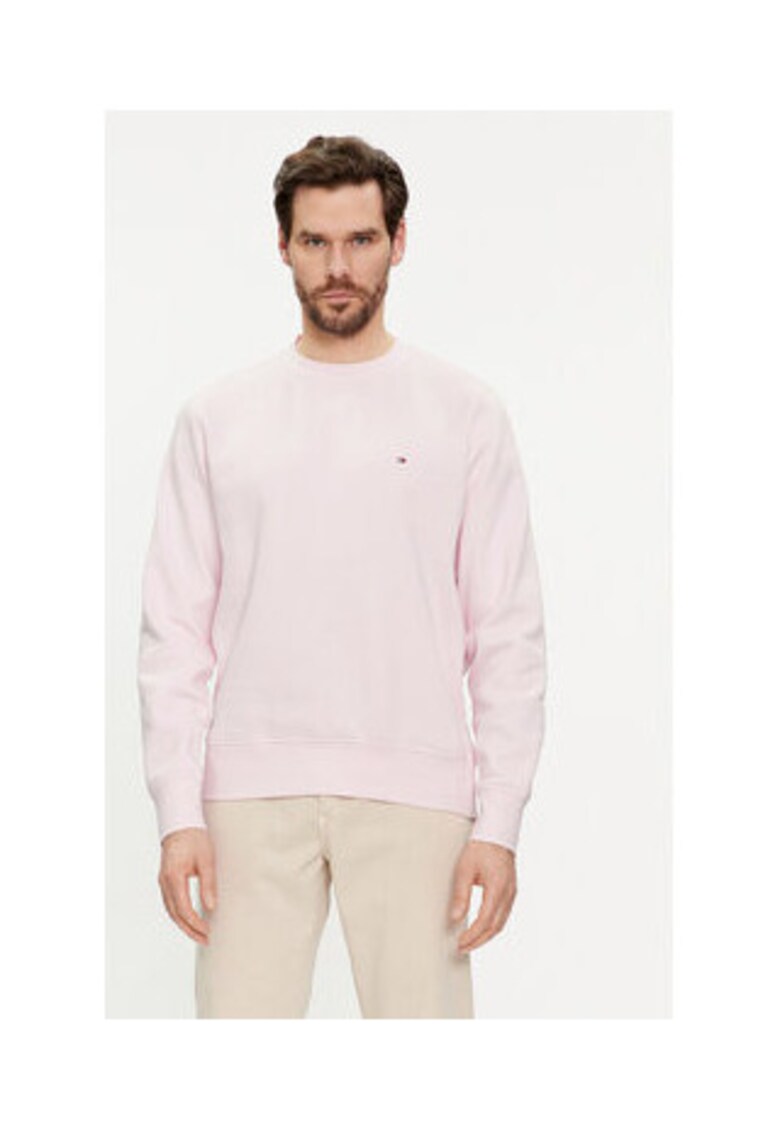 Bluza barbati - Roz - 73% bumbac - 27% poliester reciclat -