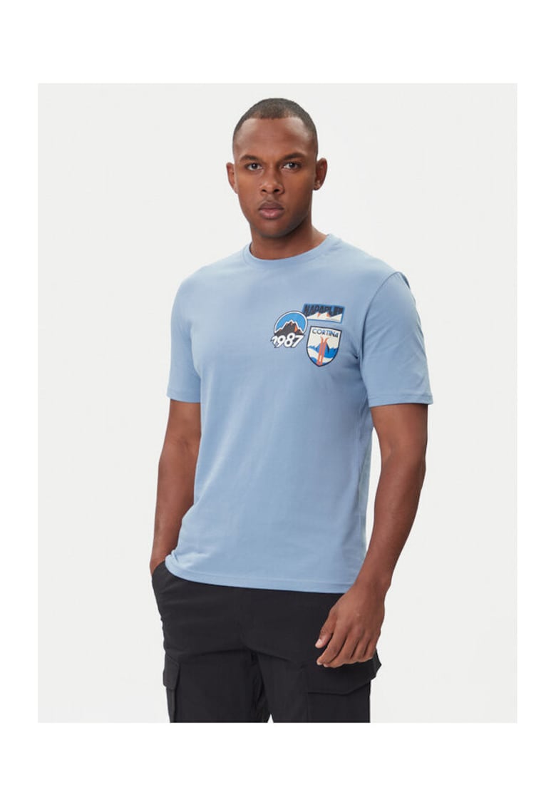 Tricou barbati albastru - bumbac