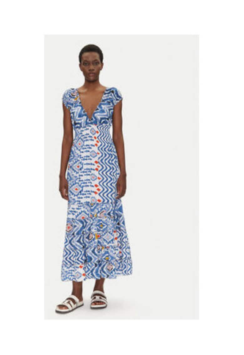 Rochie de vara - multicolor - 100% polisilc -
