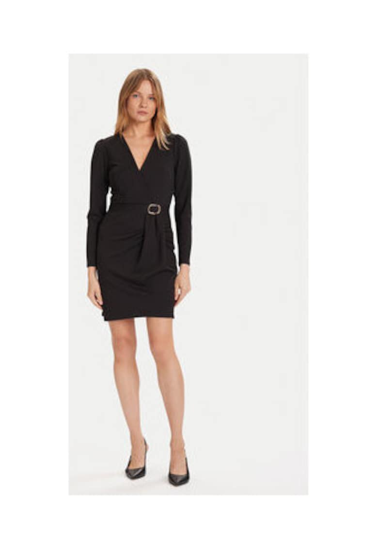 Rochie cocktail Dama - Negru - 95% poliester - 5% elastan -
