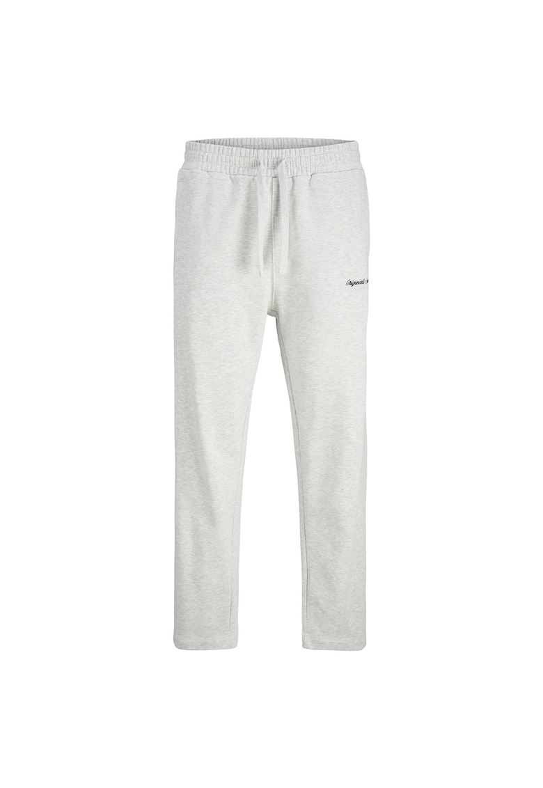Pantaloni sport barbati gri deschis - material confortabil