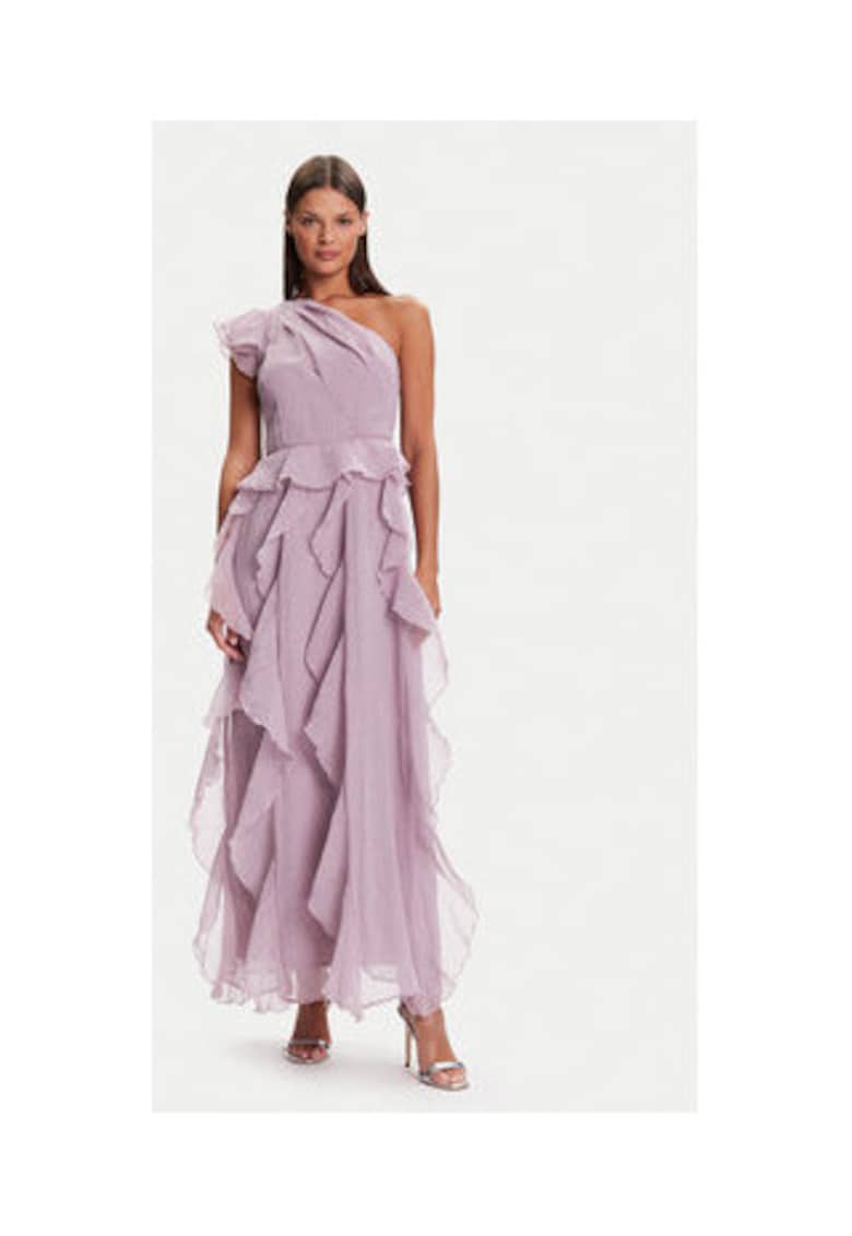 Rochie cocktail Dama - violet - 100% poliester reciclat -
