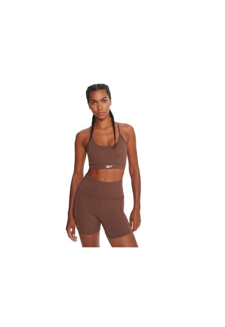 Bustiera sport dama - maro - 80% poliester - 20% elastan
