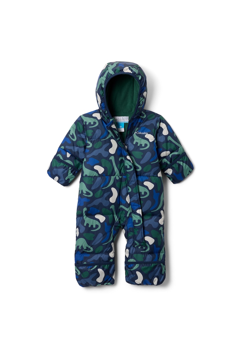 Salopeta pentru copii - unisex - poliester - model cu dinozauri - multicolor