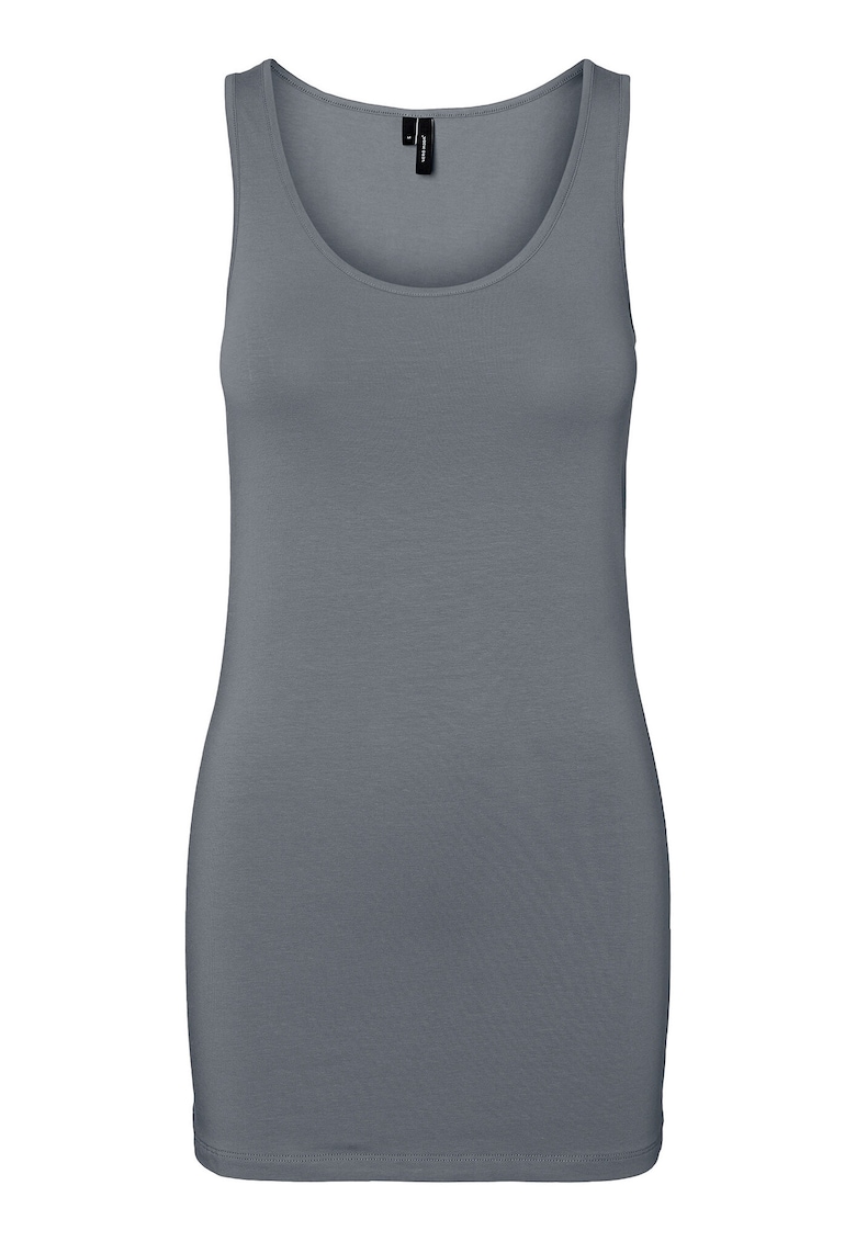Top Dama - Gri - 95% bumbac - 5% elastan -