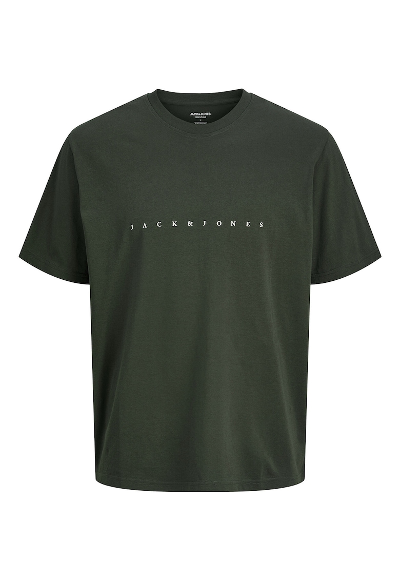 Jack & Jones Tricou Barbati - Jack Jones - Verde - 100% bumbac