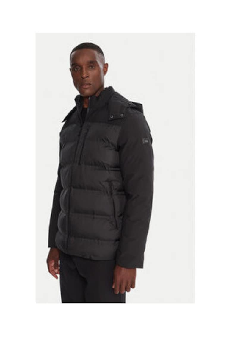 Geaca de iarna barbati - neagra - 100% poliester -