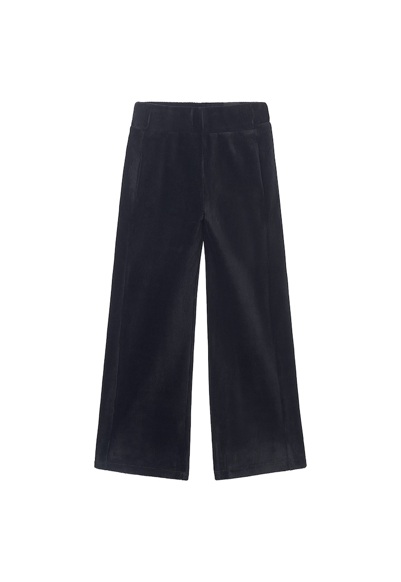 Pantaloni fete - Bumbac - Negru - Negru
