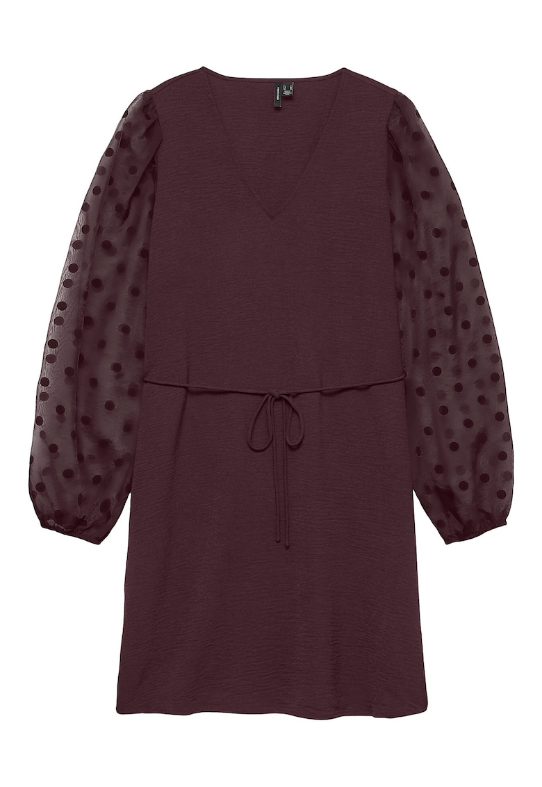 Rochie cocktail Dama - 100% poliester reciclat - Mov