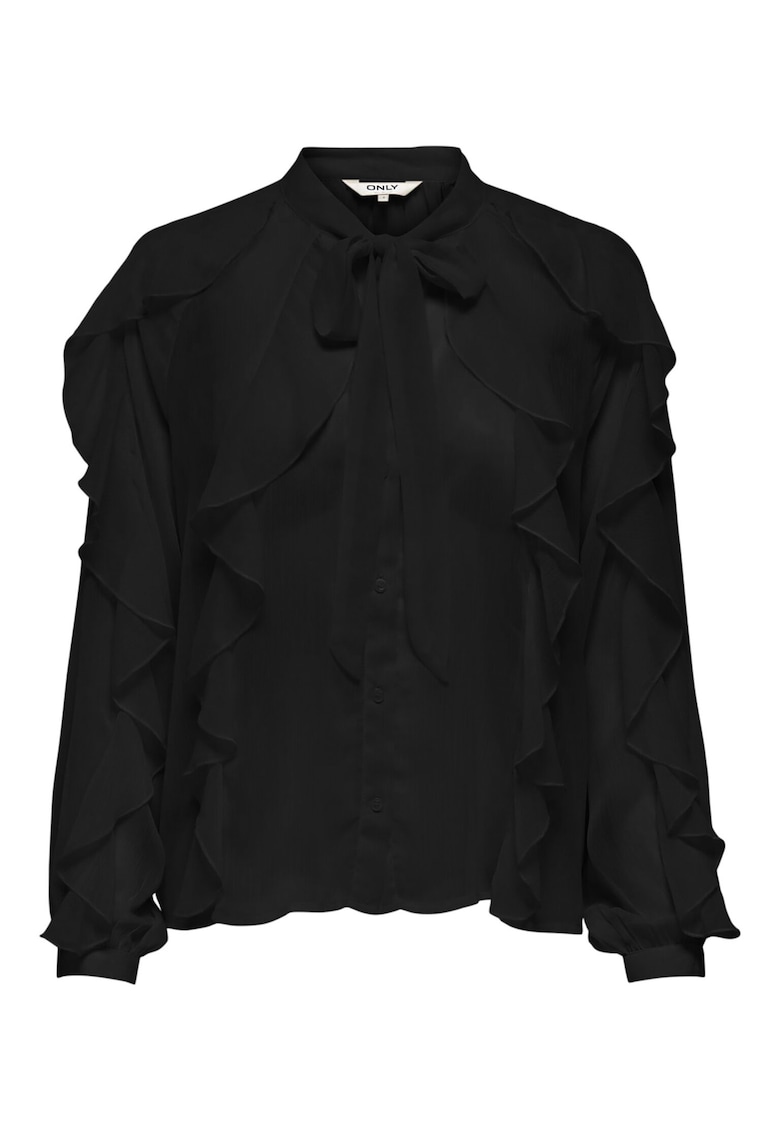 Camasa dama - poliester reciclat - neagra