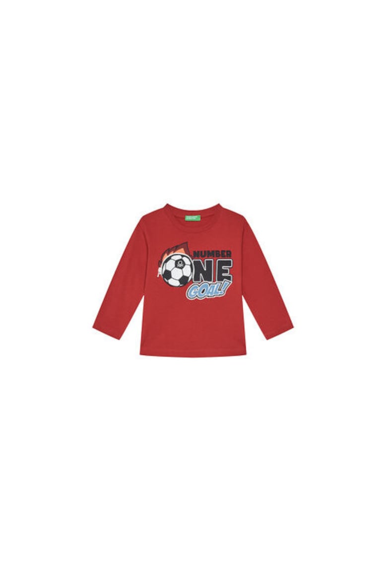 Bluza Baieti - Rosu - 100% bumbac organic -