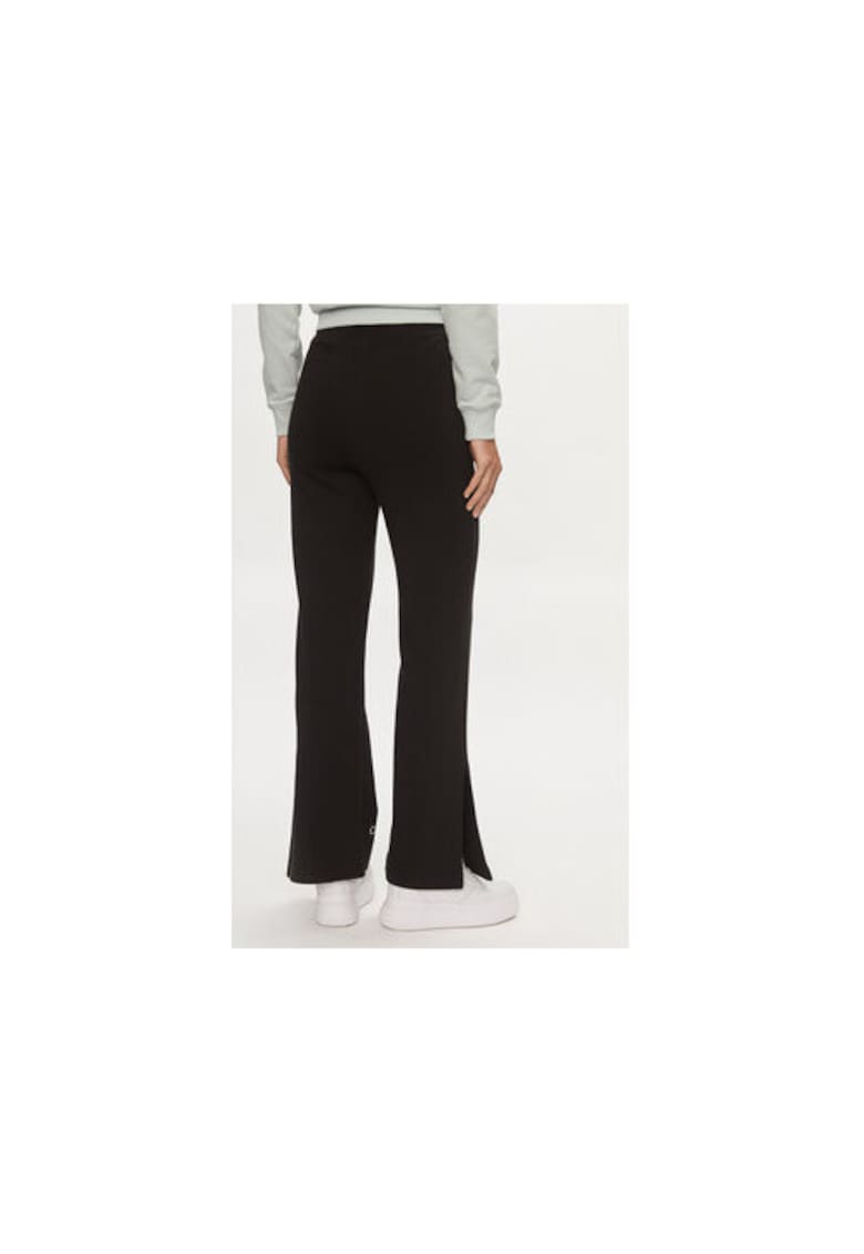 Pantaloni de trening pentru femei - 303424466 - material sintetic - negru -