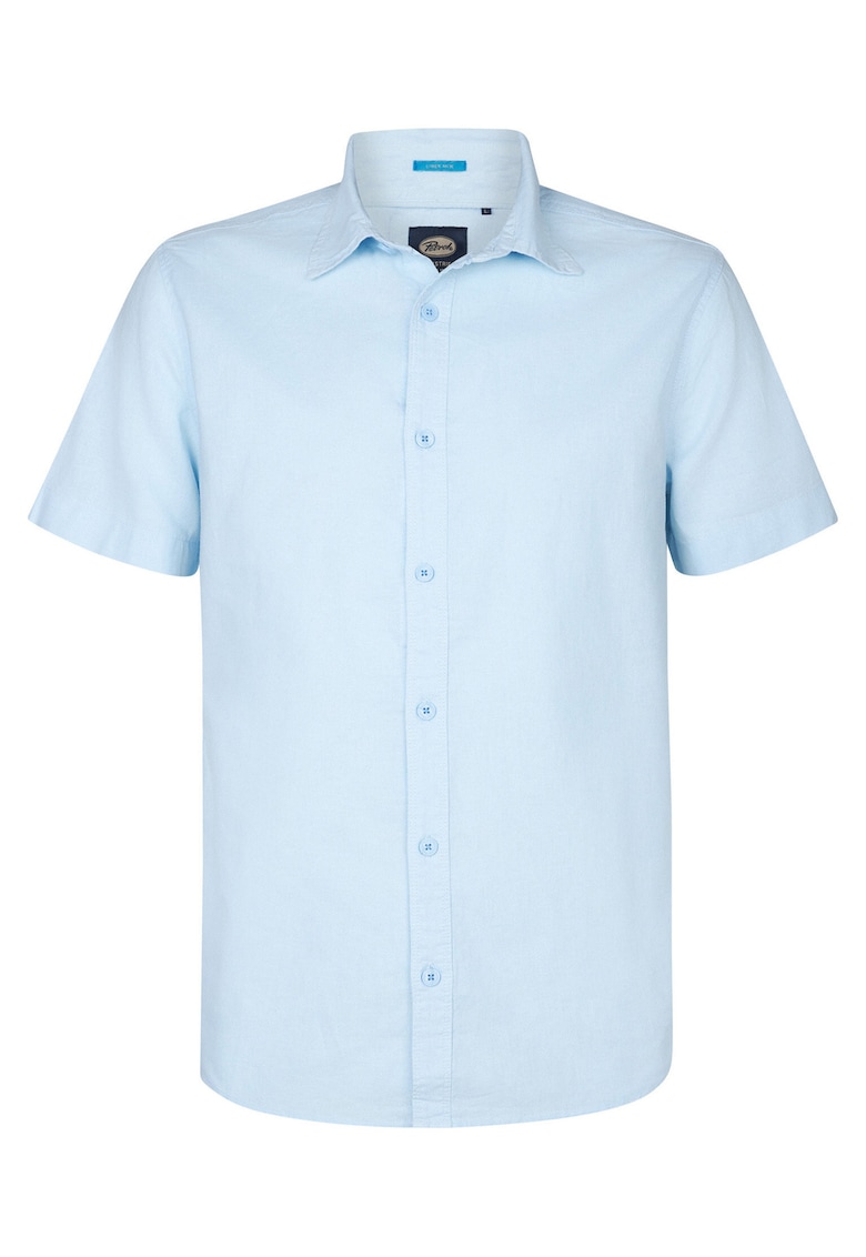 Camasa barbati - Albastru deschis - 55% in - 45% bumbac -