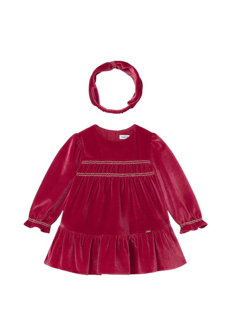 Rochie fete - bordeaux - 95% poliester - 5% elastan -