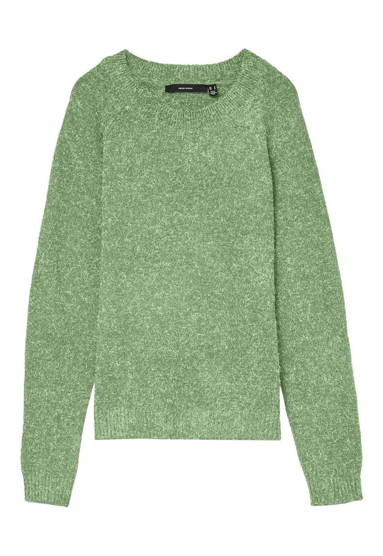 Pulover Dama - Verde - 52% poliester reciclat - 42% poliester - 3% elastan - 3% nailon -
