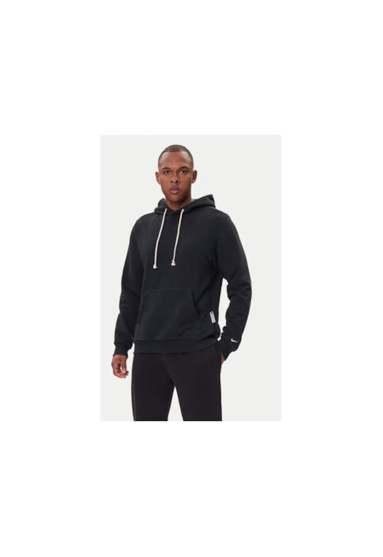 Hanorac sport barbati - poliester/bumbac - negru