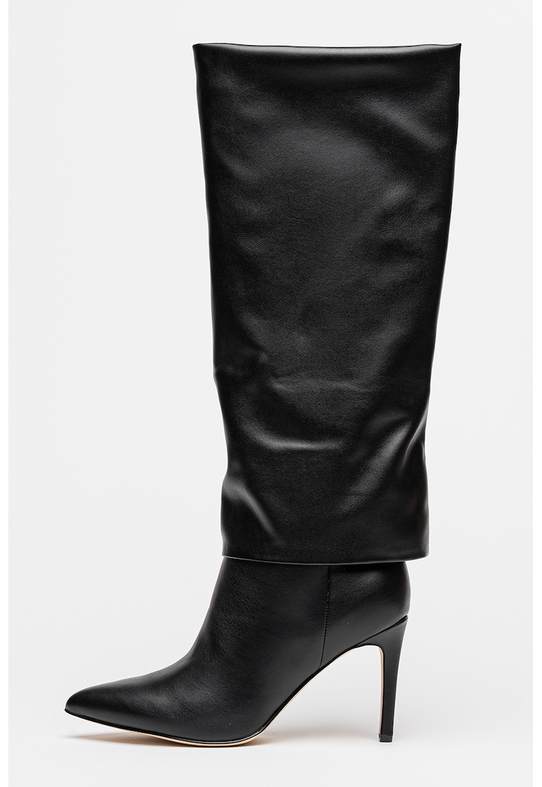 Cizme lungi din piele ecologica