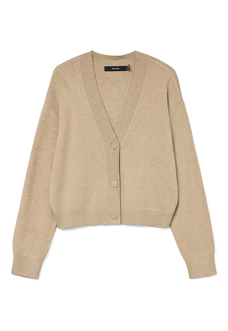 Cardigan bej - 50% viscoza - 28% poliester - 22% nailon - Bej