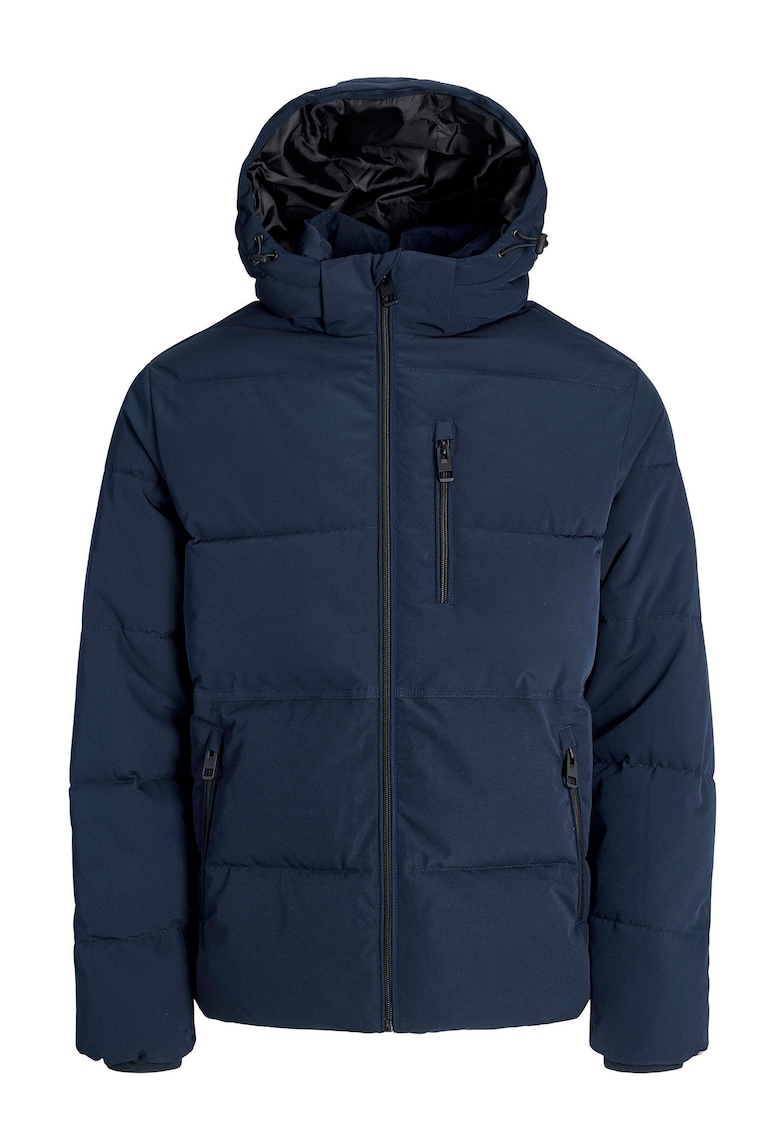 Geaca de iarna barbati - Jack Jones - verde - 100% poliester reciclat - Bleumarin