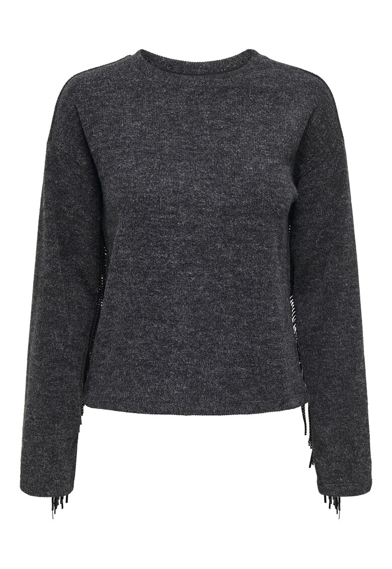 Pulover bej - 87% poliester reciclat - 9% viscoza - 4% elastan - Gri