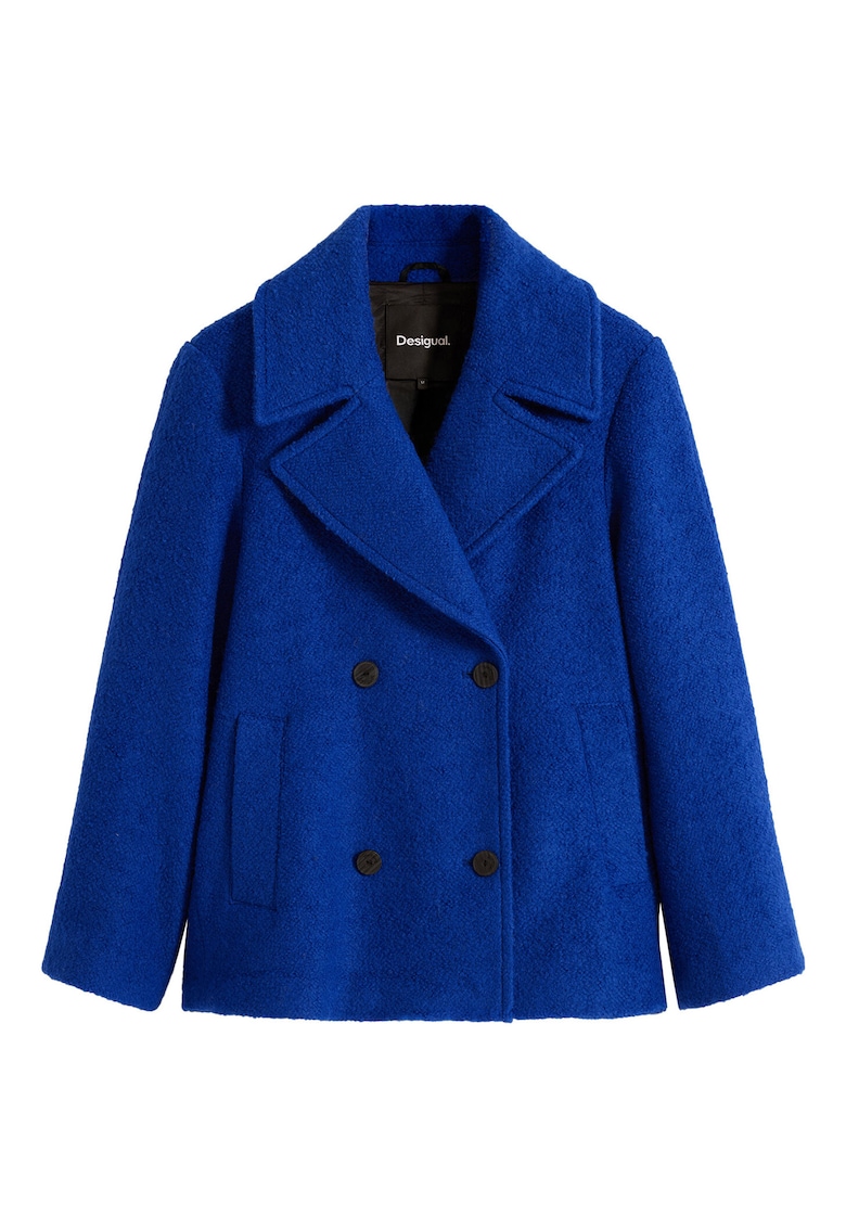 Palton dama - lana - 549879 - Albastru