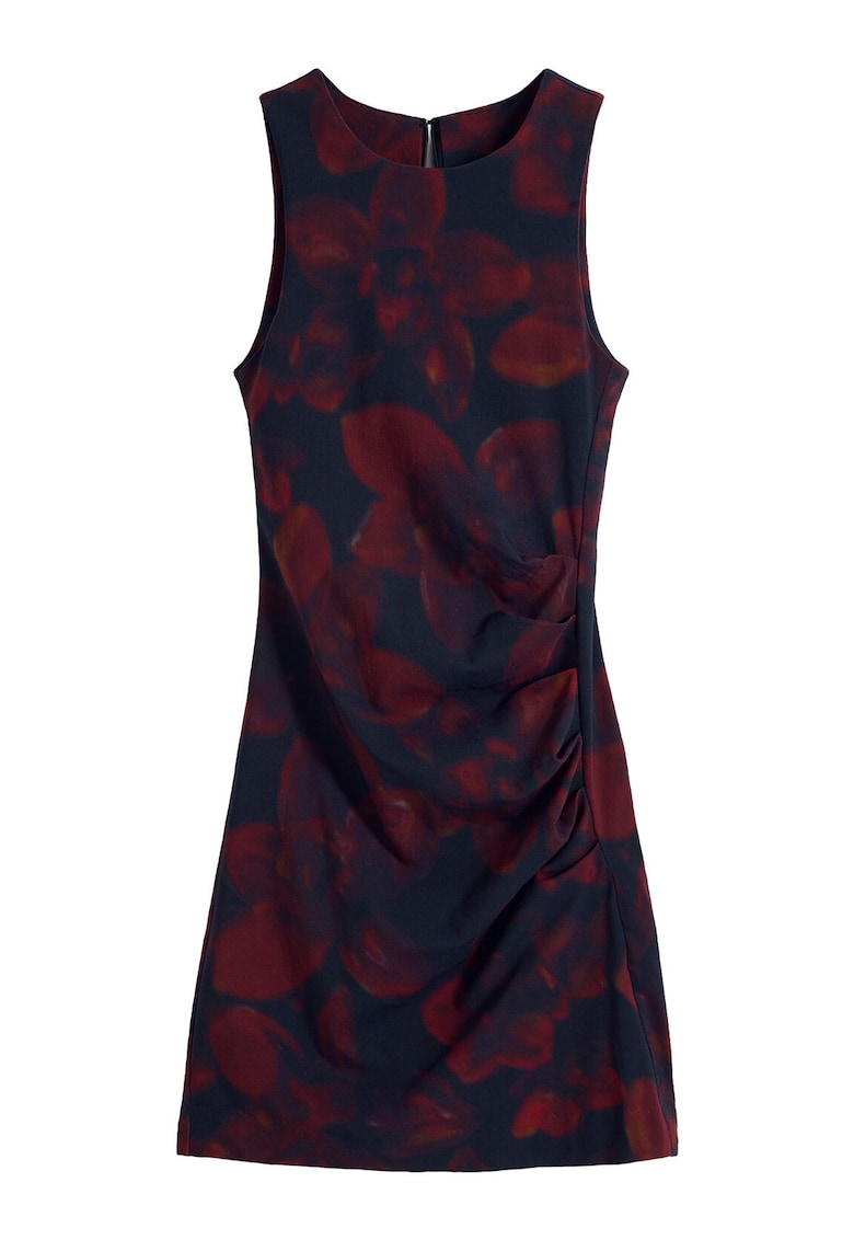 Rochie de cocktail dama burgundy - fabrica usoara