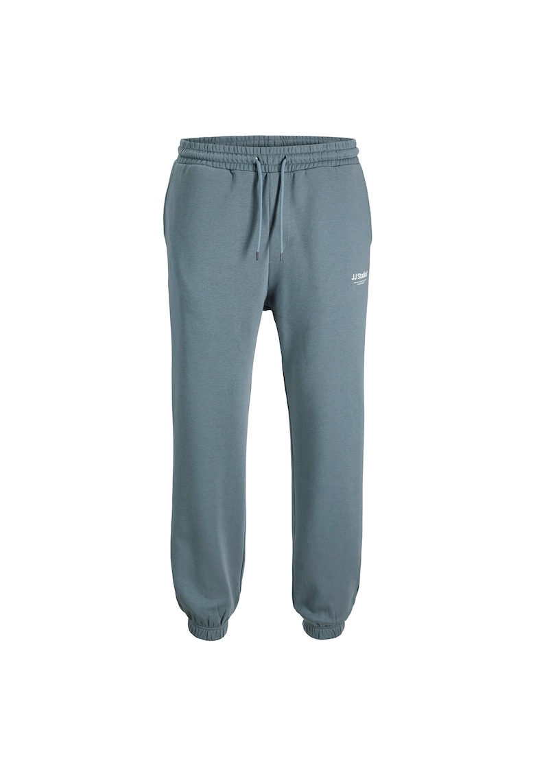 Pantaloni de trening - Jack Jones - bumbac/poliester - albastru