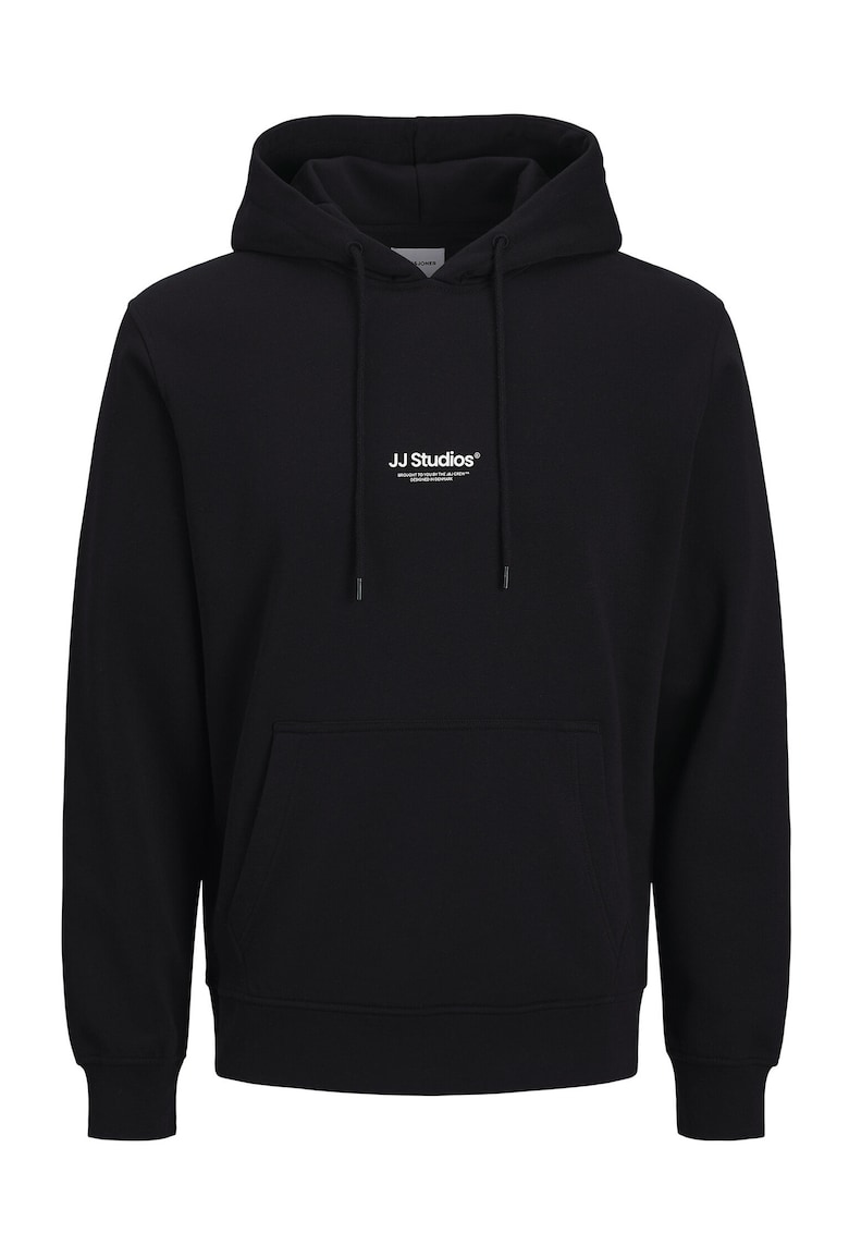 Hanorac barbati - Jack Jones - bumbac organic/poliester - negru -