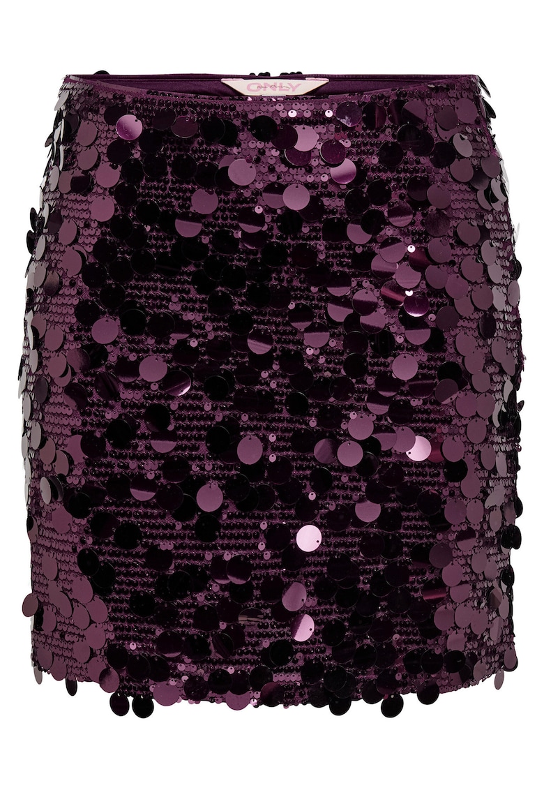 Fusta mini - violet - poliester - Violet