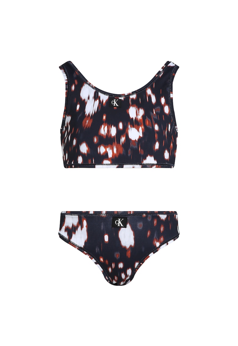 Costum de baie Fete - Swimwear - poliamida reciclata - Negru