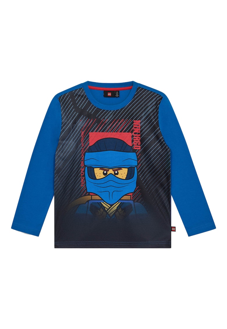 Bluza baieti - Albastru - 100% bumbac -