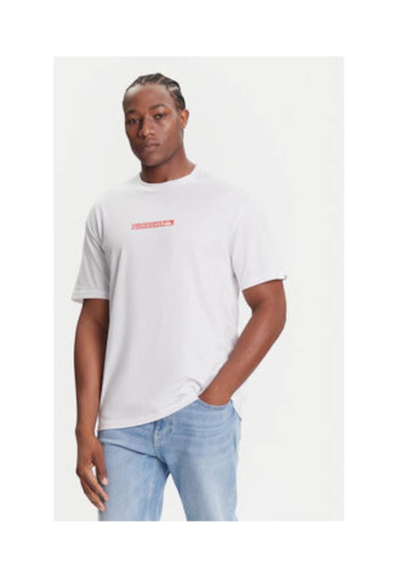 Tricou barbati - alb - 100% bumbac organic