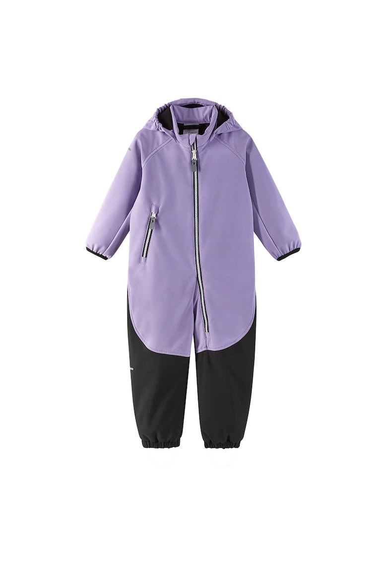Salopeta pentru copii - poliester/elastan - negru/violet - Negru/Violet