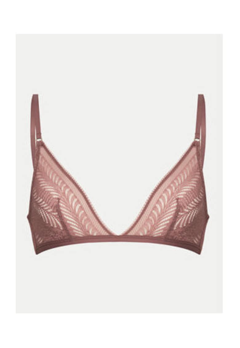 Sutien tip bralette - poliamida/elastan - roz -