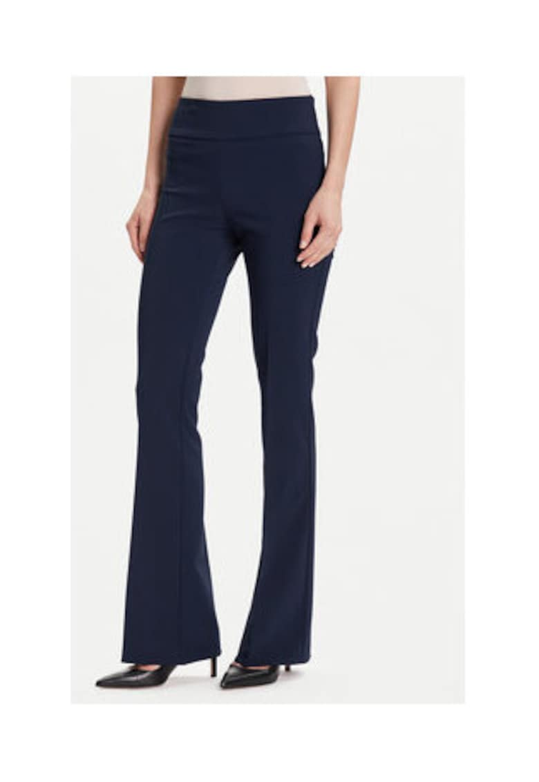 Pantaloni dama - bleumarin - 90% poliester - 10% elastan - 79746 - Bleumarin