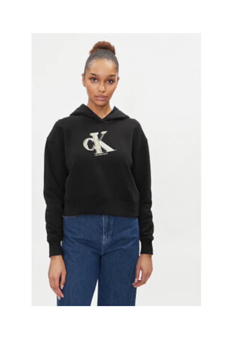 Hanorac dama - negru - bumbac -