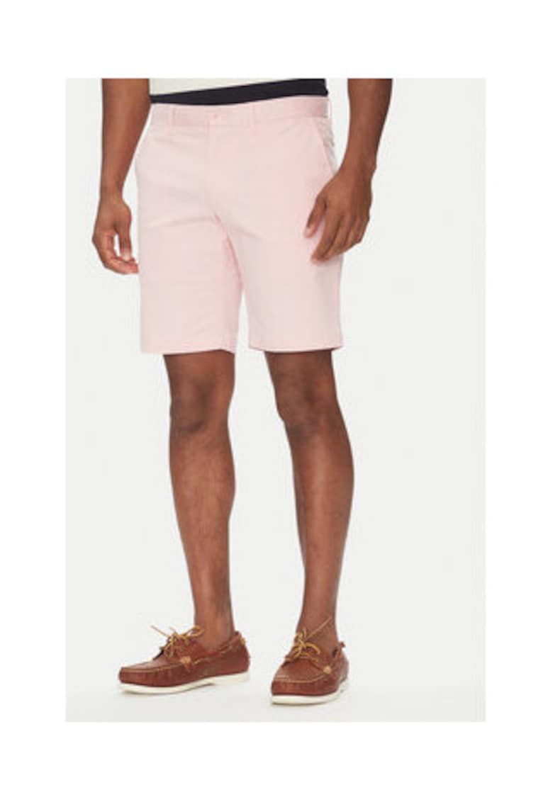 Pantaloni scurti Barbati - Roz - 50% bumbac organic - 47% bumbac - 3% elastan -