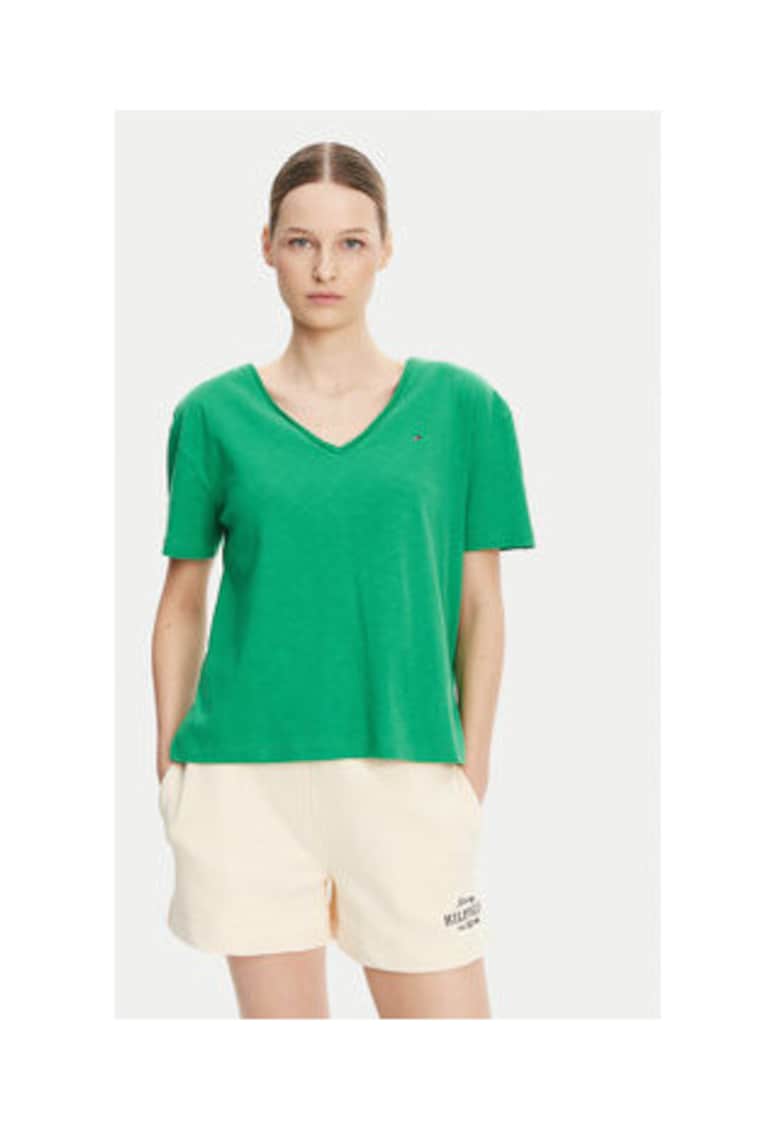 Tricou Dama - Verde - 100% bumbac organic -