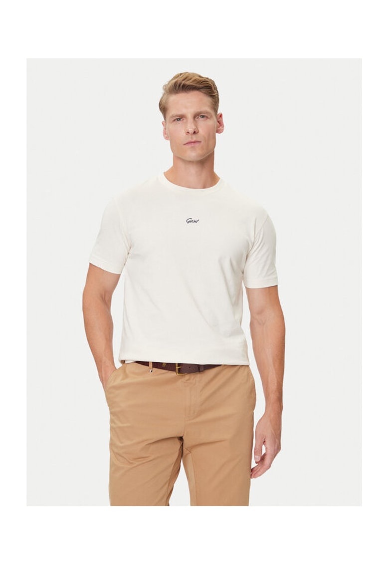 Tricou barbati ecru - din bumbac