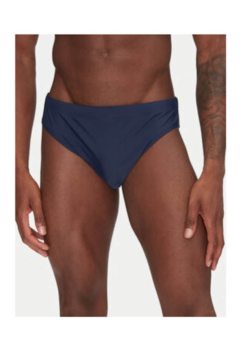 Costum baie barbati negru - Bleumarin