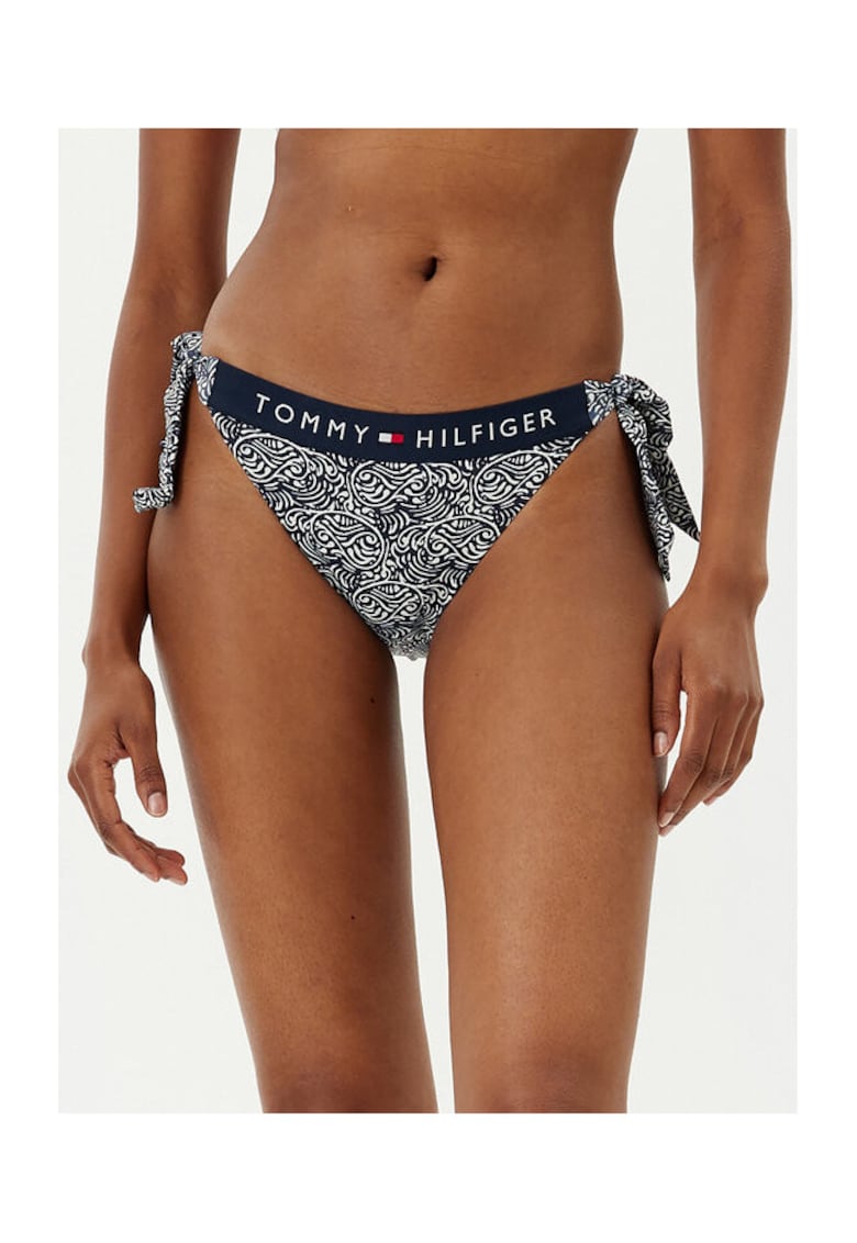 Slip de bikini dama - bleumarin - 80% poliamida reciclata - 20% elastan - Bleumarin