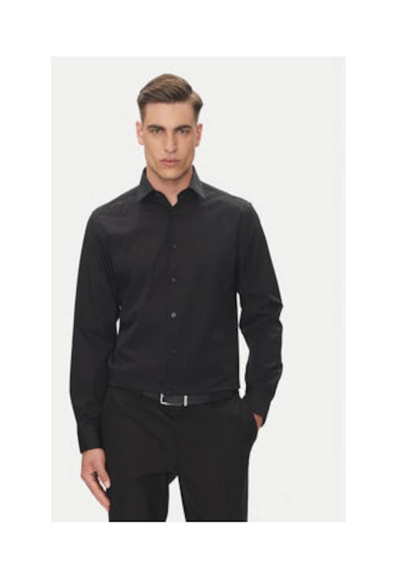 Camasa Barbati - bumbac - negru -