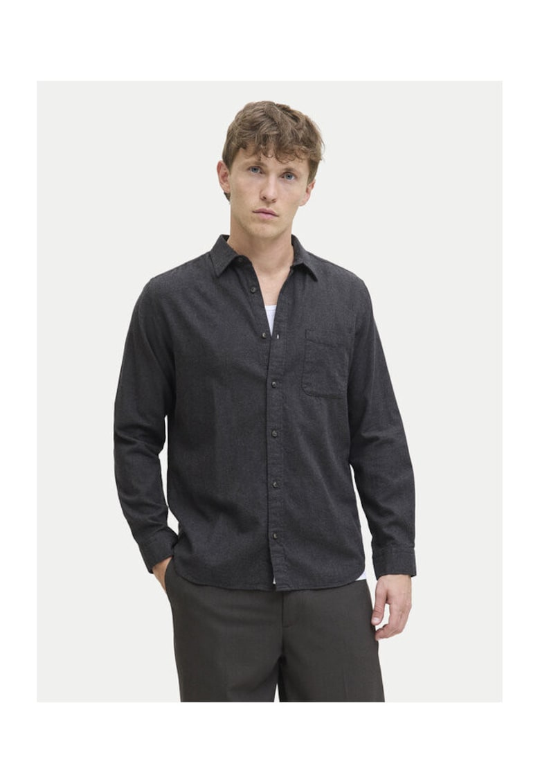 Camasa Barbati - Jack Jones - 50% bumbac - 50% bumbac organicdwqf - Gri