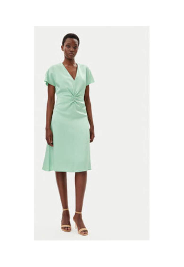 Rochie de zi Femei - verde - 72% acetat - 28% viscoza -