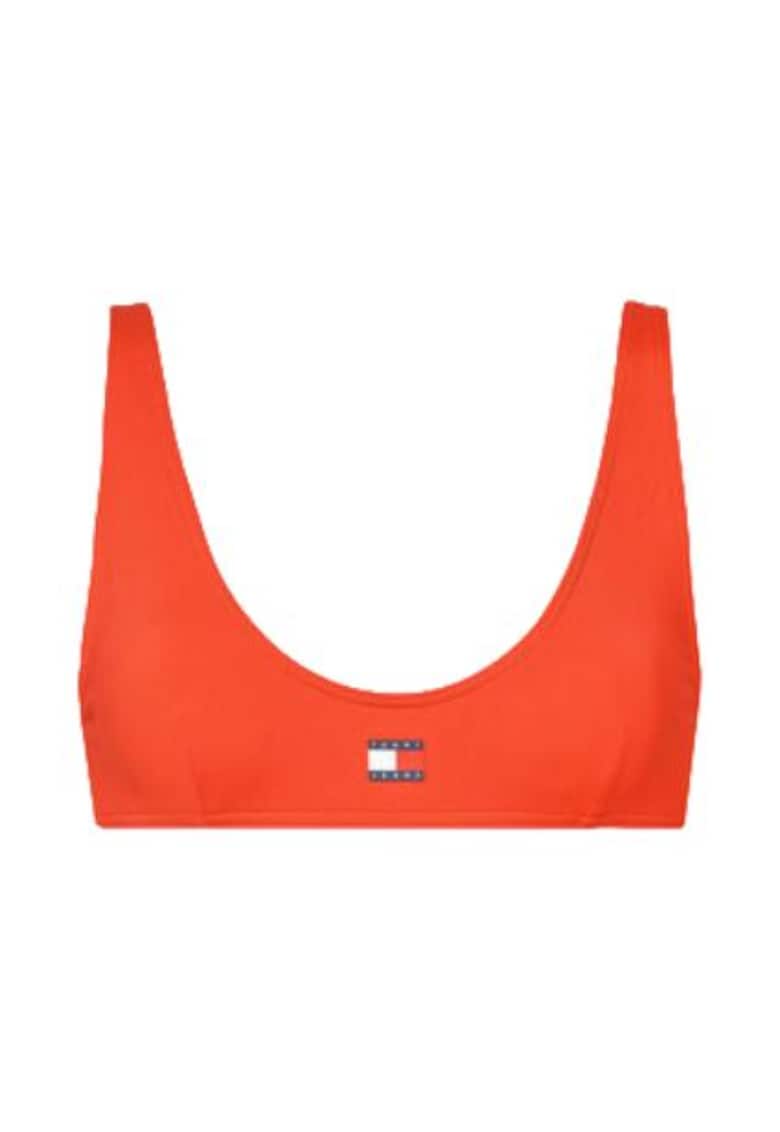 Top de baie dama - Rosu - Poliamida/Elastan -