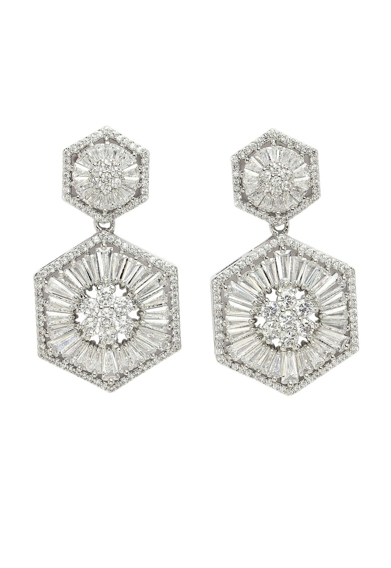 Cercei lungi cu zirconia