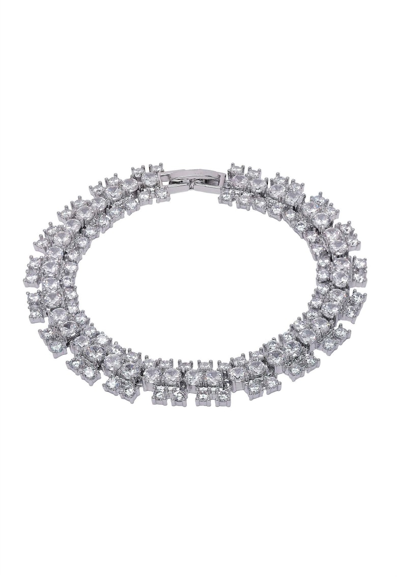 Bratara din otel inoxidabil cu zirconia