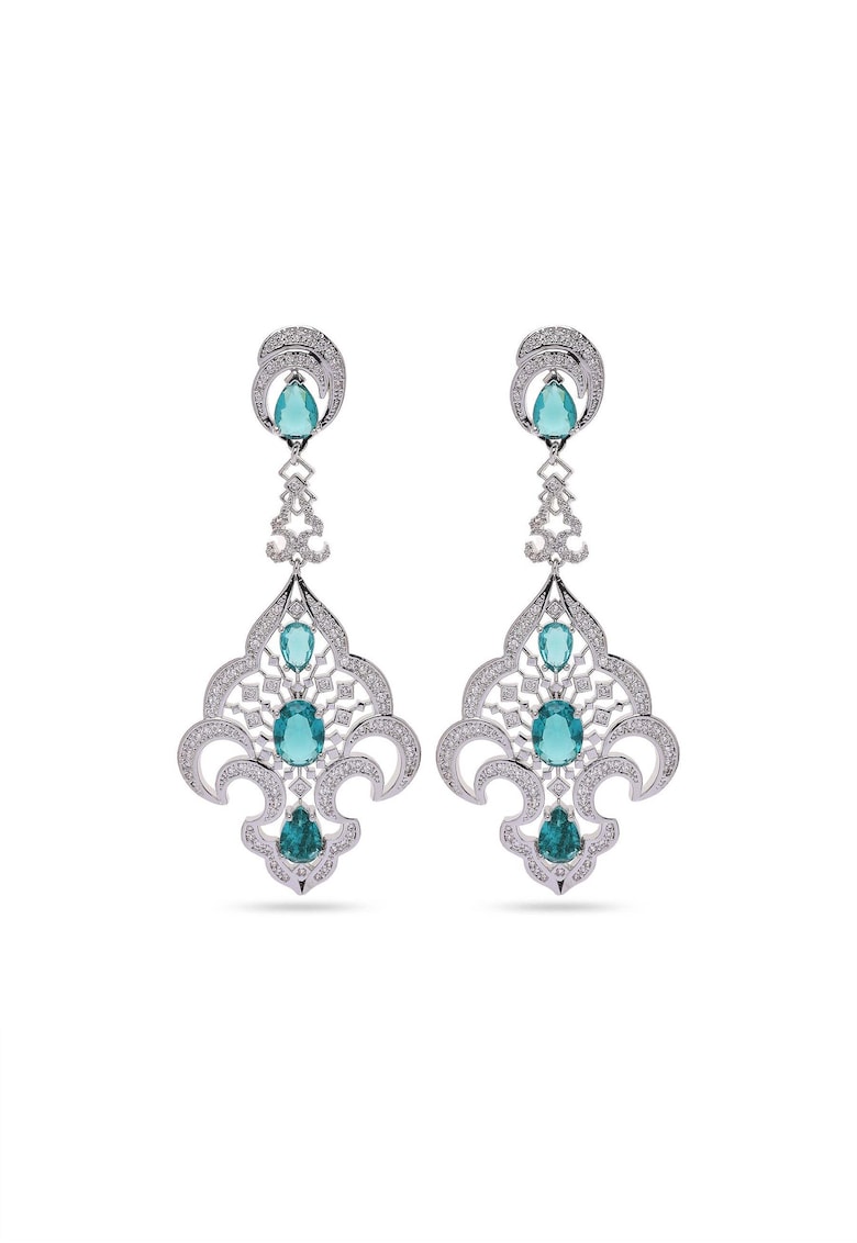 Cercei placati cu rodiu