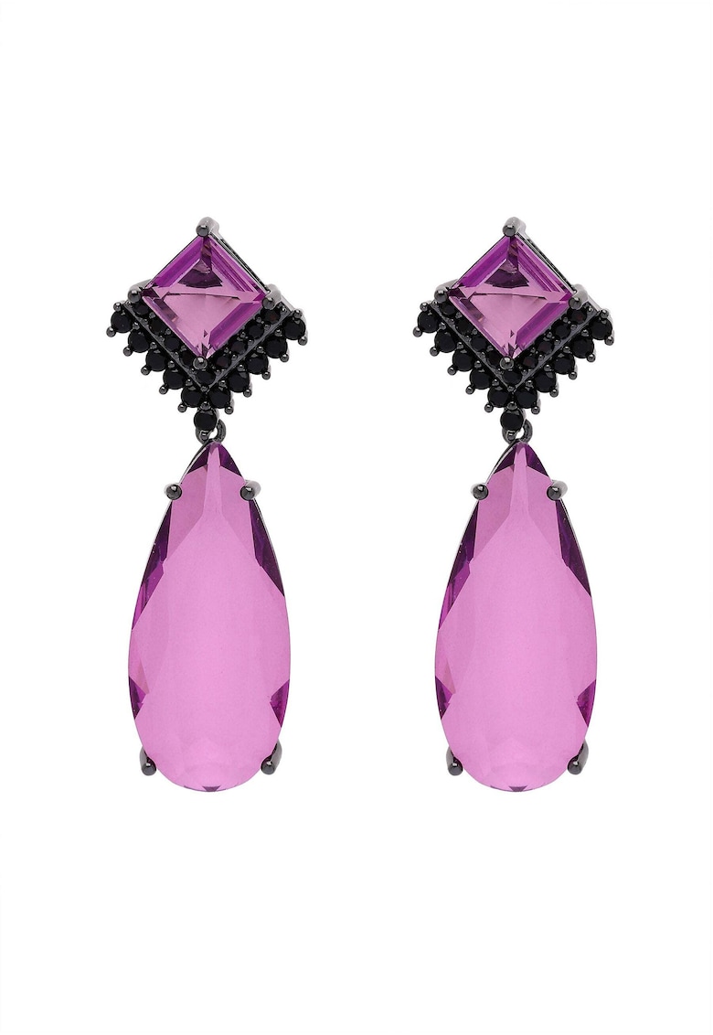 Cercei placati cu rodiu